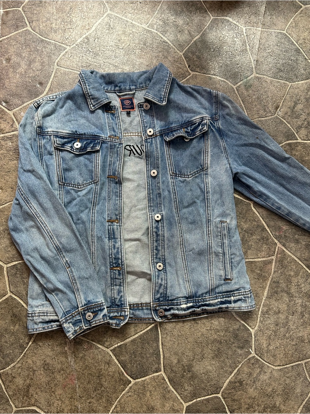 Light Wash Denim Jacket - Classic Blue